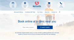 Desktop Screenshot of myfootdr.com.au